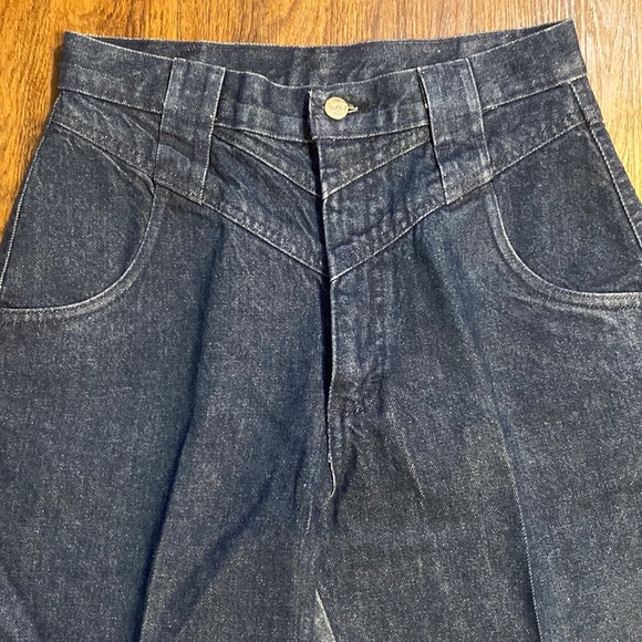 Vintage Roper High Waisted Dark Wash 100% Cotton Western Jeans-Sz 11-Inseam 37 - Picture 2 of 14